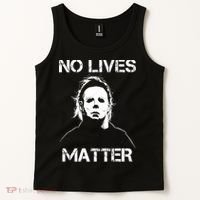 No Lives Matter Halloween Scary Parody Tank Top thumb 2