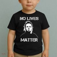 No Lives Matter Halloween Scary Parody Toddler T-Shirt thumb 2