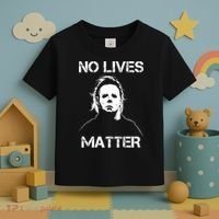 No Lives Matter Halloween Scary Parody Toddler T-Shirt thumb 3