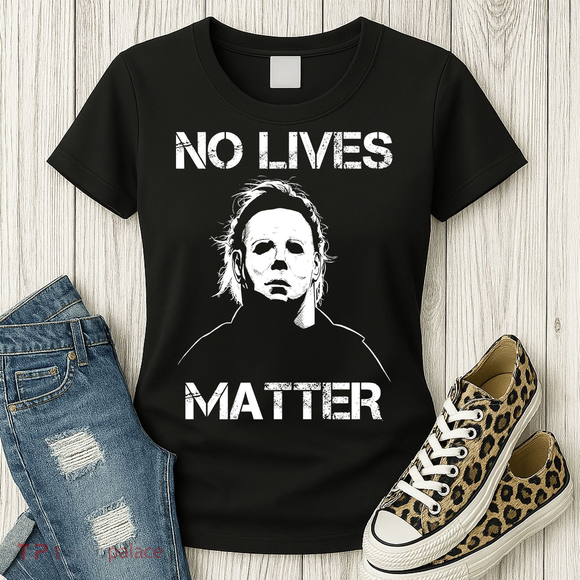 No Lives Matter Halloween Scary Parody Women's T-Shirt