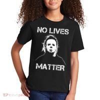 No Lives Matter Halloween Scary Parody Kids T-Shirt thumb 2