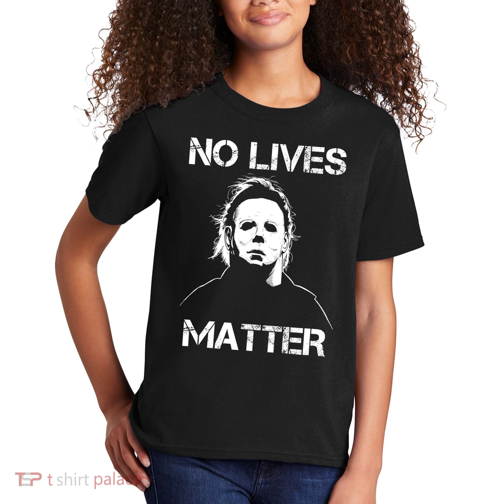No Lives Matter Halloween Scary Parody Kids T-Shirt