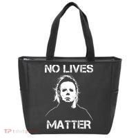 No Lives Matter Halloween Scary Parody Tote Bag thumb 0