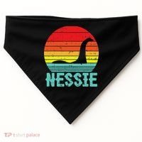 Nessie Loch Ness Monster Retro Nessy Animal Lover USA-Made Doggie Bandana thumb 0