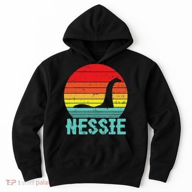 Nessie Loch Ness Monster Retro Nessy Animal Lover Hoodie