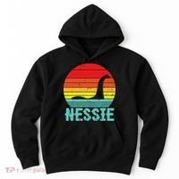 Nessie Loch Ness Monster Retro Nessy Animal Lover Hoodie thumb 0