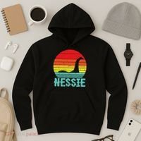 Nessie Loch Ness Monster Retro Nessy Animal Lover Hoodie thumb 3