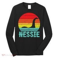 Nessie Loch Ness Monster Retro Nessy Animal Lover Long Sleeve Shirt thumb 0