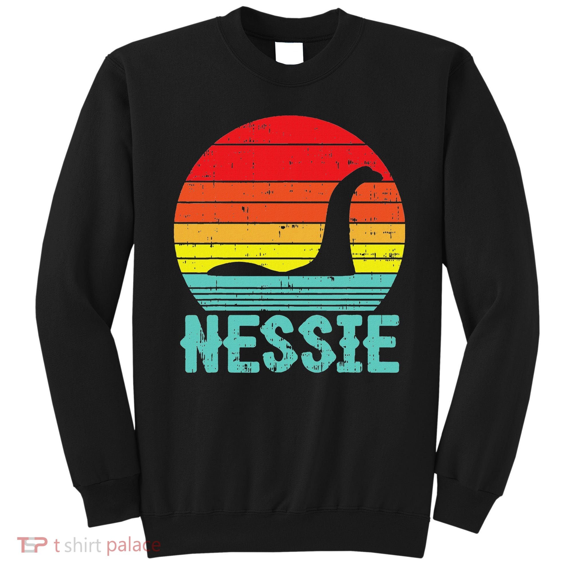 Nessie Loch Ness Monster Retro Nessy Animal Lover Sweatshirt