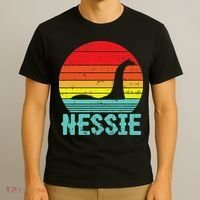 Nessie Loch Ness Monster Retro Nessy Animal Lover T-Shirt thumb 3