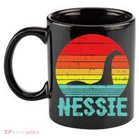 Nessie Loch Ness Monster Retro Nessy Animal Lover 11oz C Handle Ceramic Mug thumb 2