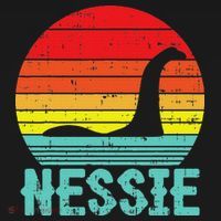 Nessie Loch Ness Monster Retro Nessy Animal Lover Mousepad thumb 1