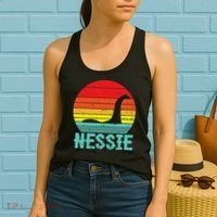 Nessie Loch Ness Monster Retro Nessy Animal Lover Women's Tank Top thumb 2