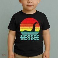 Nessie Loch Ness Monster Retro Nessy Animal Lover Toddler T-Shirt thumb 2