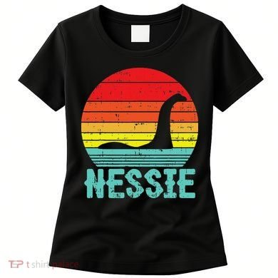 Nessie Loch Ness Monster Retro Nessy Animal Lover Women's T-Shirt
