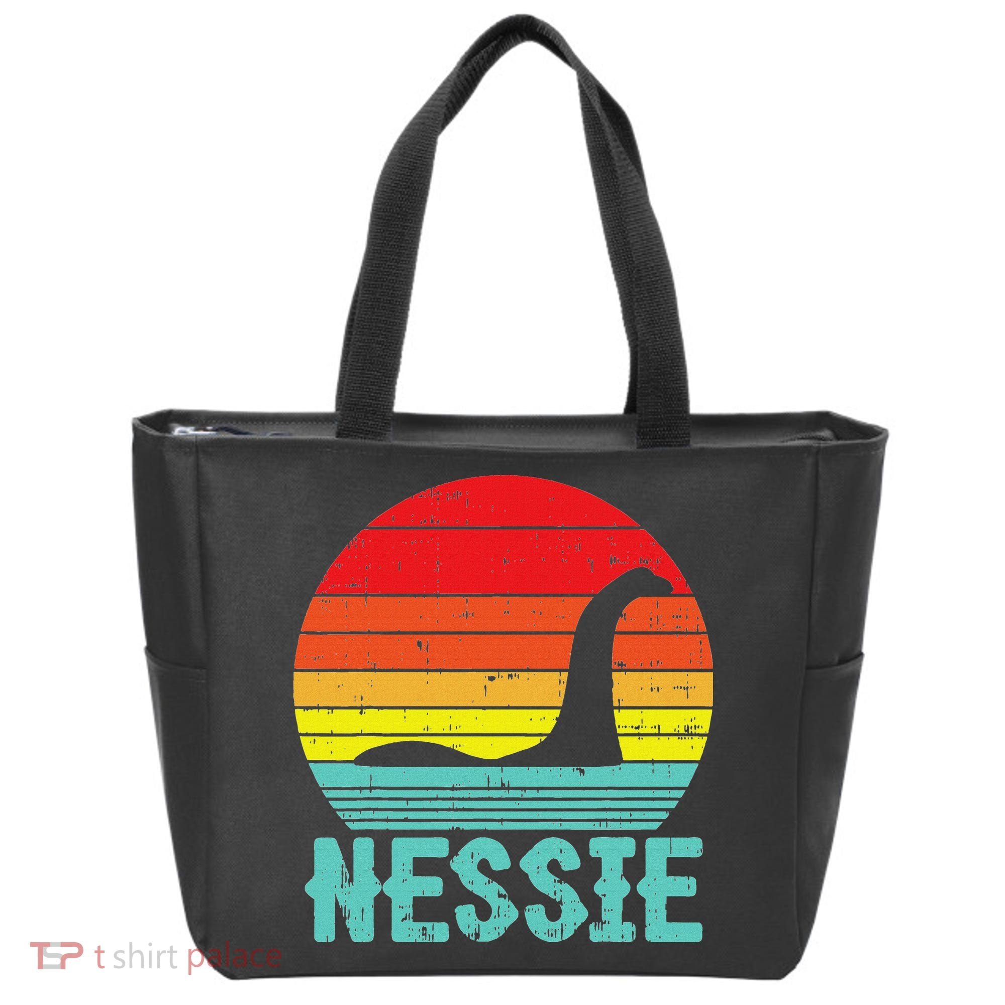 Nessie Loch Ness Monster Retro Nessy Animal Lover Tote Bag