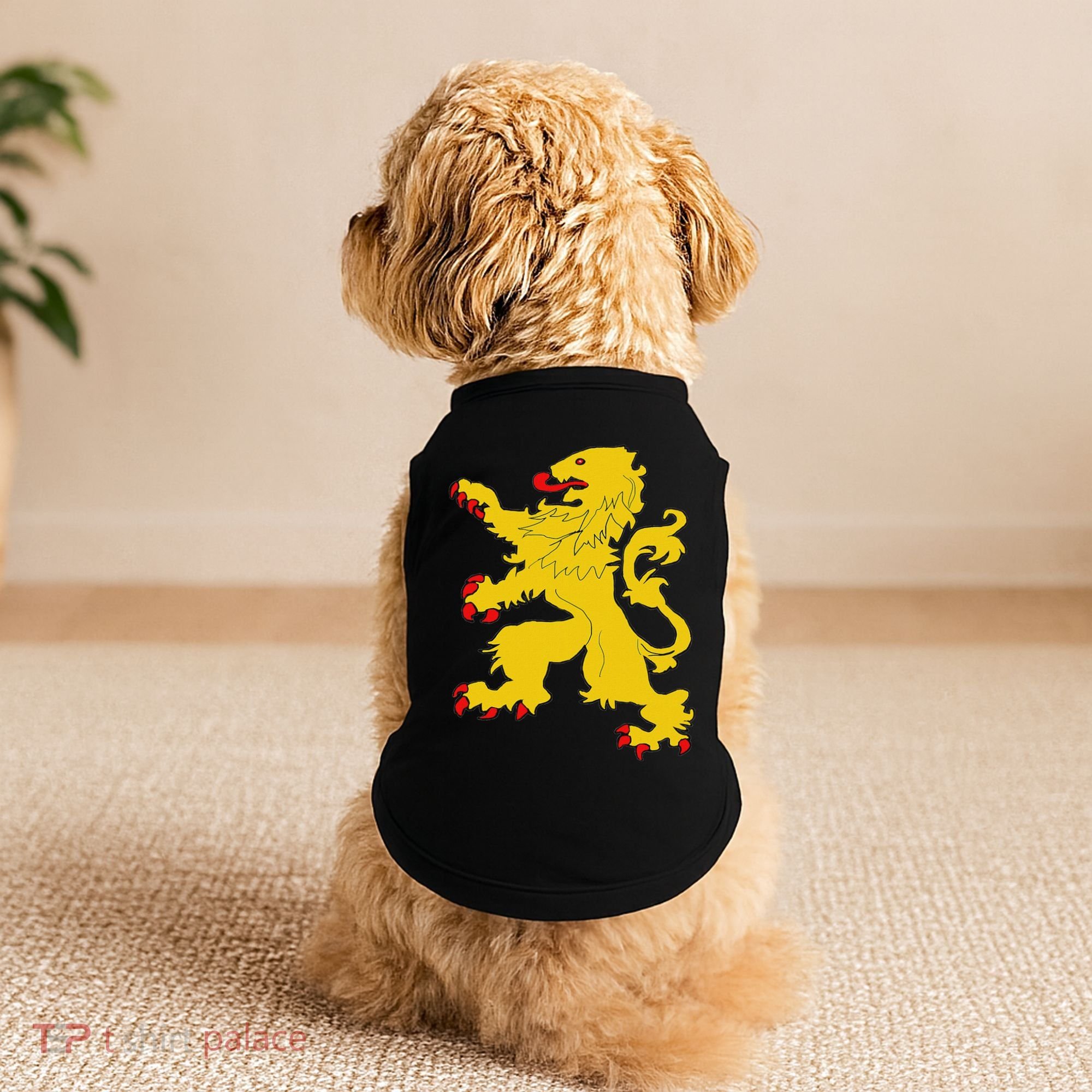 Netherlands Lion Nederland Oranje Crest Dutch Pride Roots Doggie Tank
