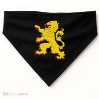 Netherlands Lion Nederland Oranje Crest Dutch Pride Roots USA-Made Doggie Bandana thumb 0