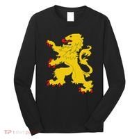 Netherlands Lion Nederland Oranje Crest Dutch Pride Roots Long Sleeve Shirt thumb 0