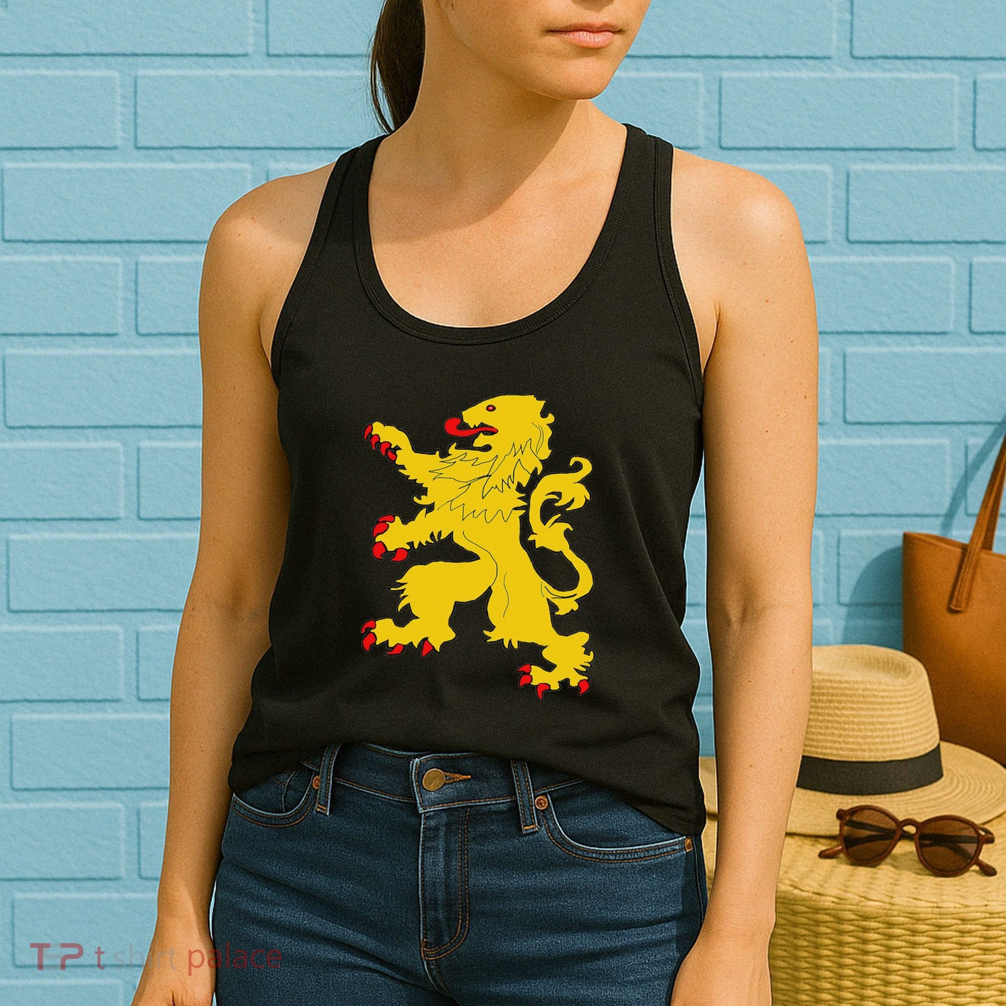 Netherlands Lion Nederland Oranje Crest Dutch Pride Roots Women's Tank Top