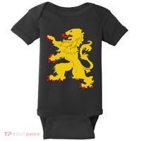 Netherlands Lion Nederland Oranje Crest Dutch Pride Roots Baby Bodysuit thumb 0