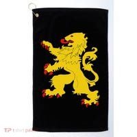 Netherlands Lion Nederland Oranje Crest Dutch Pride Roots Golf Towel thumb 0
