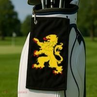 Netherlands Lion Nederland Oranje Crest Dutch Pride Roots Golf Towel thumb 2