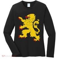 Netherlands Lion Nederland Oranje Crest Dutch Pride Roots Women's Long Sleeve Shirt thumb 0
