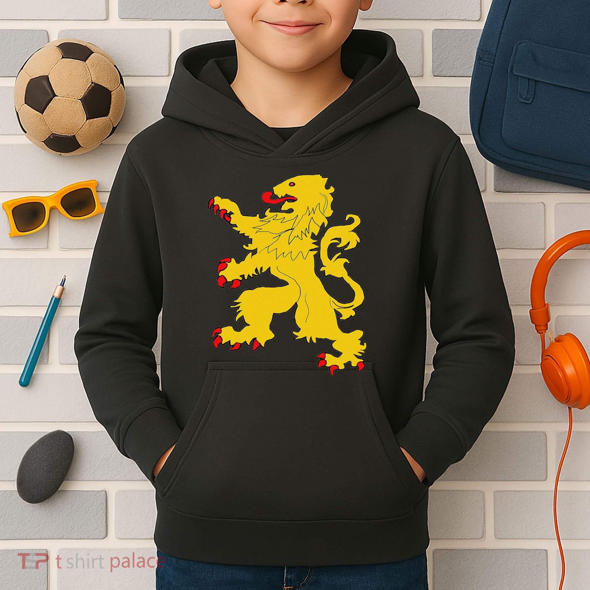 Netherlands Lion Nederland Oranje Crest Dutch Pride Roots Kids Hoodie