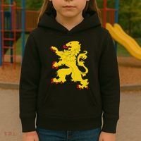 Netherlands Lion Nederland Oranje Crest Dutch Pride Roots Kids Hoodie thumb 3