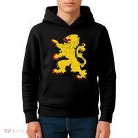 Netherlands Lion Nederland Oranje Crest Dutch Pride Roots Kids Hoodie thumb 4