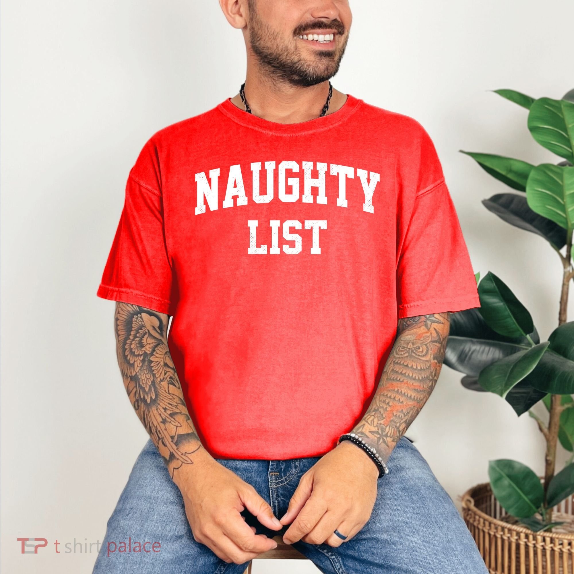 Naughty List Comfort Colors T-Shirt