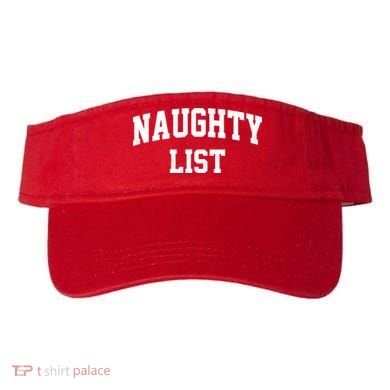 Naughty List Visor