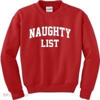 Naughty List Kids Sweatshirt thumb 0