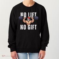 No Lift No Gift Funny Santa Gym Women's Sweatshirt thumb 0