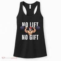 No Lift No Gift Funny Santa Gym Women's Tank Top thumb 0