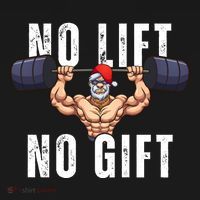 No Lift No Gift Funny Santa Gym Women's Tank Top thumb 5