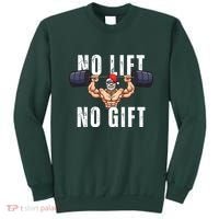 No Lift No Gift Funny Santa Gym Sweatshirt thumb 0