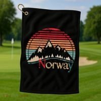 Norway Landscape Norway Golf Towel thumb 1