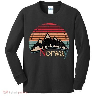 Norway Landscape Norway Kids Long Sleeve Shirt