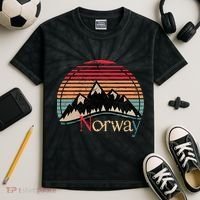 Norway Landscape Norway Kids Tie-Dye T-Shirt thumb 2
