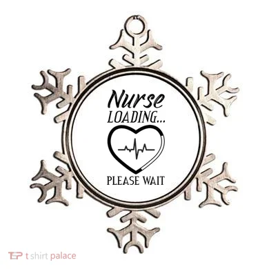 Nurse Loading.... Please Wait Ornament