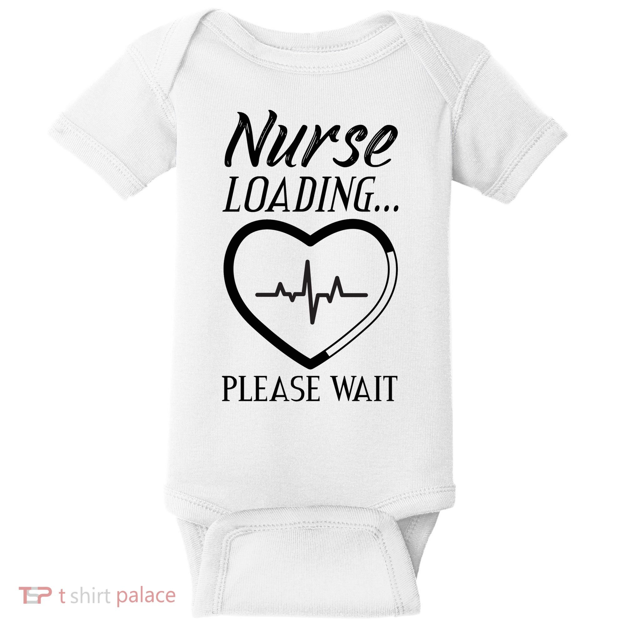 Nurse Loading.... Please Wait Baby Bodysuit
