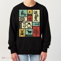 Nazca Lines Peru Geoglyphs Retro Box Artworks Women's Sweatshirt thumb 0