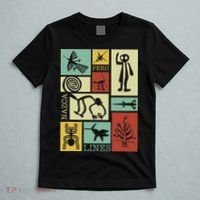 Nazca Lines Peru Geoglyphs Retro Box Artworks T-Shirt thumb 5