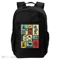 Nazca Lines Peru Geoglyphs Retro Box Artworks Backpack thumb 0