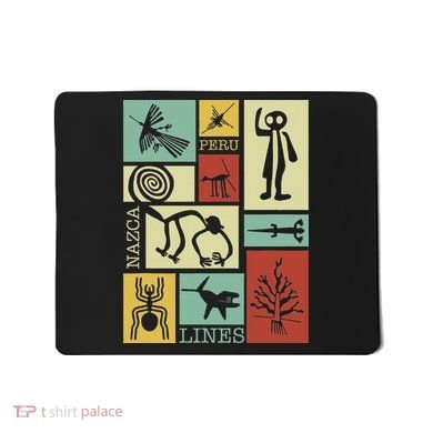 Nazca Lines Peru Geoglyphs Retro Box Artworks Mousepad