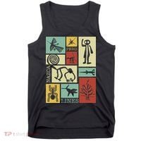 Nazca Lines Peru Geoglyphs Retro Box Artworks Tank Top thumb 0