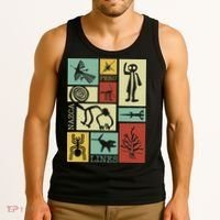 Nazca Lines Peru Geoglyphs Retro Box Artworks Tank Top thumb 3