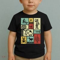 Nazca Lines Peru Geoglyphs Retro Box Artworks Toddler T-Shirt thumb 2
